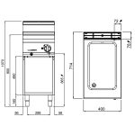 Bain-marie électrique 1 bac GN 1/1 – Image 3