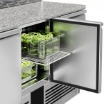 Saladette pizza réfrigérée 1368mm - 402L - 3 portes – Image 6