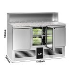 Saladette pizza réfrigérée 1368mm - 402L - 3 portes – Image 7