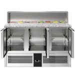 Saladette pizza réfrigérée 1368mm - 402L - 3 portes – Image 10