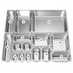 Bac gastronorme GN 1/2 inox H65mm – Image 3