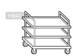 Chariot inox 3 niveaux desserte – Image 3