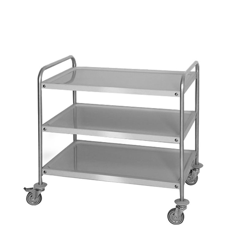 chariot inox 3 niveaux