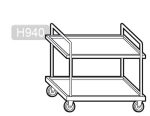 Chariot inox 2 niveaux cuisine – Image 5