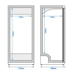 Congélateur armoire 600L professionnel – Image 12