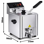 Friteuse électrique 8L avec vidange professionnelle – Image 2