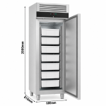 Réfrigérateur à poisson inox professionnel 600 litres -2°C à 8°C – Image 2