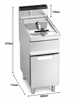 Friteuse gaz 20L sur coffre professionnelle – Image 2