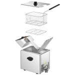 Friteuse électrique 8L avec vidange professionnelle – Image 7