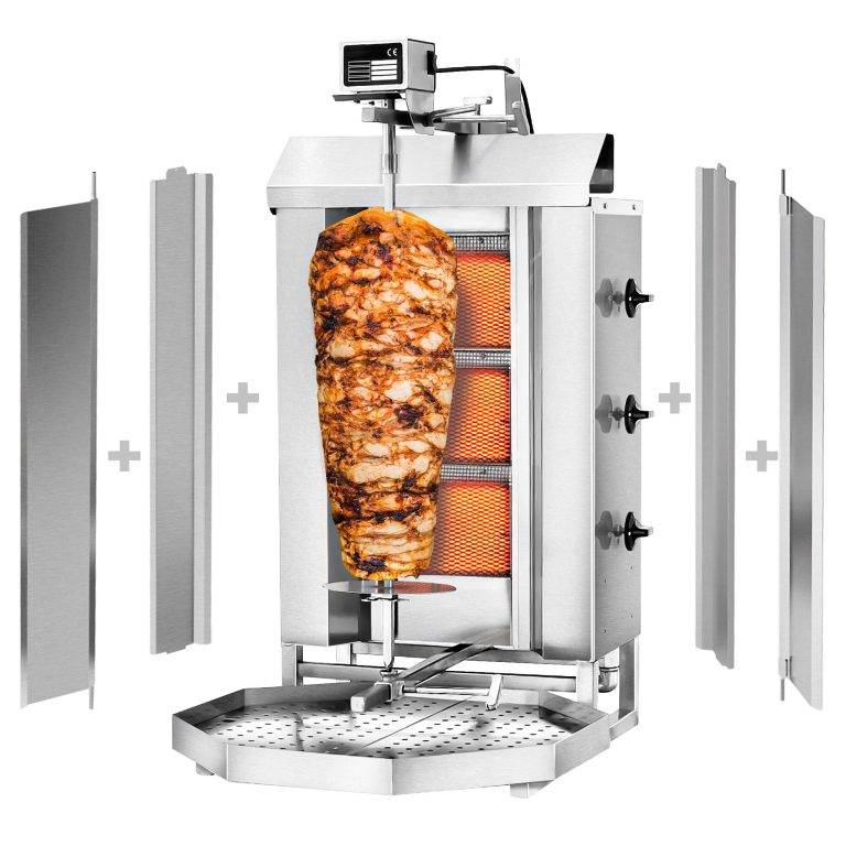 machine kebab gaz 3 brûleurs