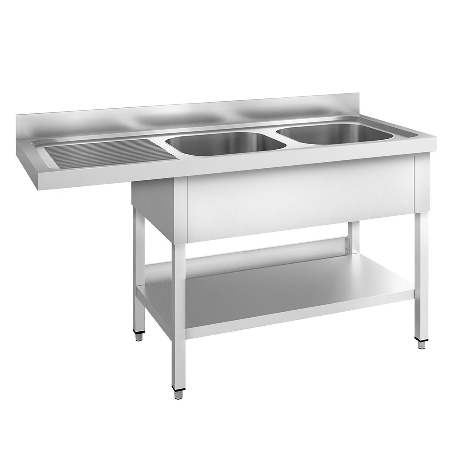 plonge inox 1.5m professionnelle plonge inox 1.5m professionnelle