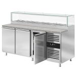 Table à pizza réfrigérée 2020mm saladette professionnelle – Image 7
