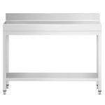 Table inox 100x70cm avec rebord – Image 9