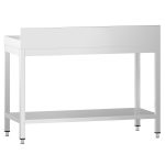 Table inox 100x70cm avec rebord – Image 11