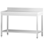 Table inox 180x70cm avec rebord – Image 3