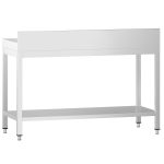 Table inox 180x70cm avec rebord – Image 5