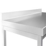 Table inox 120x70cm avec rebord – Image 12