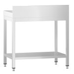 Table inox 60x60cm avec rebord – Image 11