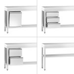 Table inox 120x60cm – Image 6