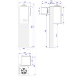 Chambre froide négative 4,30m³ professionnelle avec groupe de congélation et rideaux à lamelles inclus – Image 5